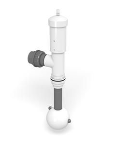 Tank cleaner cpl 1 3/4" with Vario nozzles/24VUC/<1500L